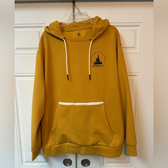 Disney World 50th Anniversary Mickey Mouse Gold Hoodie  Mens size XXL - Picture 1 of 6